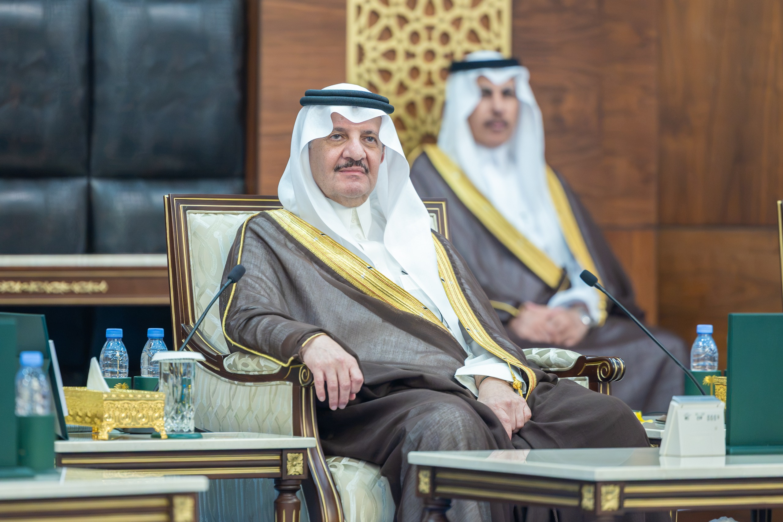 سمو أمير المنطقة الشرقية يستقبل رؤساء الجامعات الحكومية التابعة لوزارة التعليم - مجلس شؤون الجامعات بالمنطقة الشرقية.